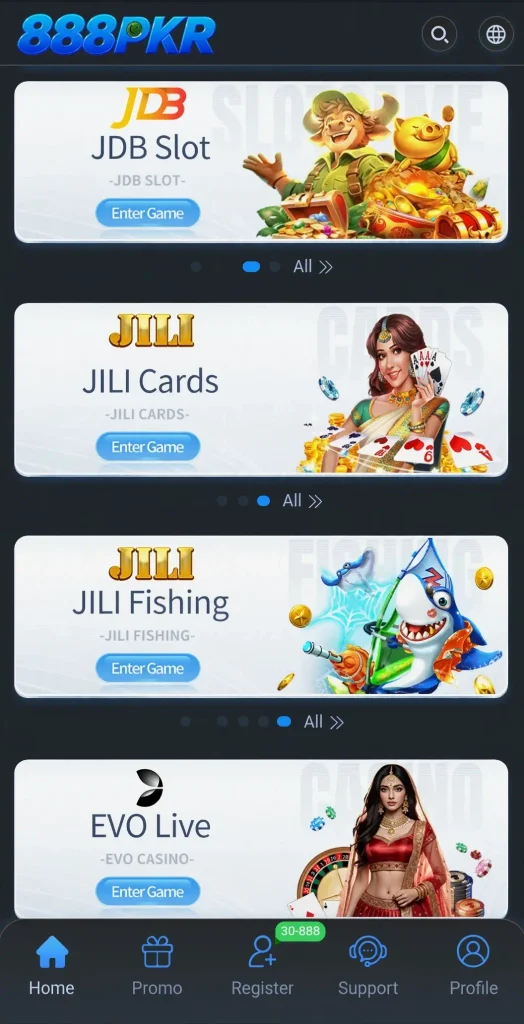 888pkr game
